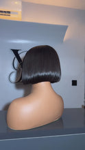 Load and play video in Gallery viewer, Donor hair hair Bob Bone Straight