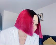 Load image into Gallery viewer, 10inches bone straight human hair