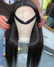 Load image into Gallery viewer, Human hair. Donor Bone Straight wig