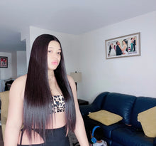 Load image into Gallery viewer, Human hair. Donor Bone Straight wig