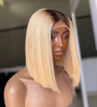 Load image into Gallery viewer, 10inches bone straight human hair