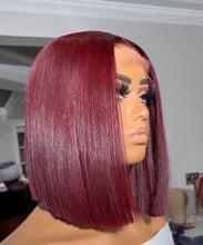 Load image into Gallery viewer, 10inches bone straight human hair