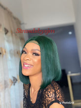 Load image into Gallery viewer, 10inches bone straight human hair