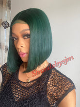 Load image into Gallery viewer, 10inches bone straight human hair