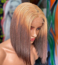 Load image into Gallery viewer, 10inches bone straight human hair