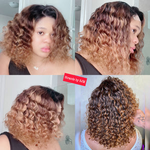 Human hair - Pixie /Kinky Curl (Colours)